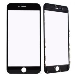 Apple Oleofóbne náhradné čierne predné sklo s rámom na iPhone 6S