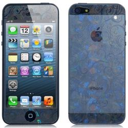 3D Blue and White Porcelain Screen protector na iPhone 5/5S/SE