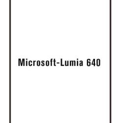 Hydrogel - matná ochranná fólia - Microsoft Lumia 640