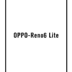 Hydrogel - matná ochranná fólia - OPPO Reno 6 lite