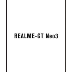 Hydrogel - matná ochranná fólia - Realme GT Neo 3