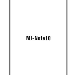 Hydrogel - matná ochranná fólia - Xiaomi Mi Note 10