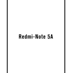 Hydrogel - matná ochranná fólia - Xiaomi Redmi Note 5A