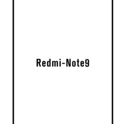 Hydrogel - matná ochranná fólia - Xiaomi Redmi Note 9