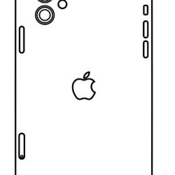 Hydrogel - matná zadná ochranná fólia (full cover) - iPhone 11 - typ 3