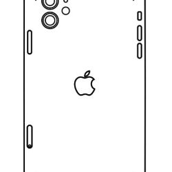 Hydrogel - matná zadná ochranná fólia (full cover) - iPhone 11 - typ 7