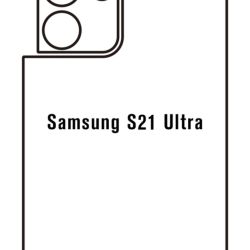 Hydrogel - matná zadná ochranná fólia - Samsung Galaxy S21 Ultra