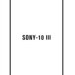 Hydrogel - Privacy Anti-Spy ochranná fólia - Sony Xperia 10 III