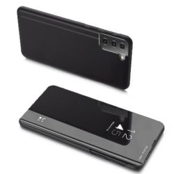 MG Clear View knižkové puzdro na Samsung Galaxy S21 5G, čierne