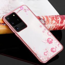BLOOM TPU Kryt Samsung Galaxy S20 Ultra ružový