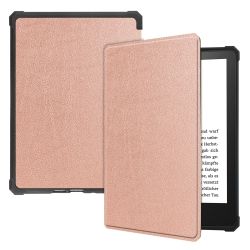 LEATHER Zaklápací obal Amazon Kindle Paperwhite 5 ružový