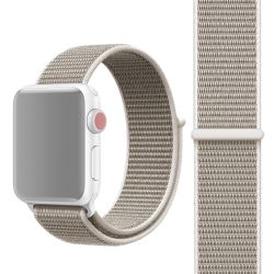 NYLON Remienok Apple Watch 7 (45mm) / 6 / SE / 5 / 4 (44mm) / 3 / 2 / 1 (42mm) šedý