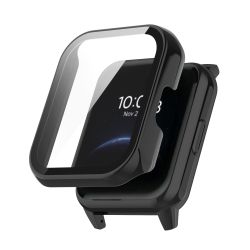 Plastový kryt s ochrannou fóliou pre Realme Watch 2 čierny