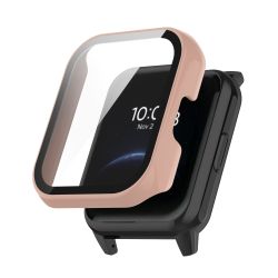 Plastový kryt s ochrannou fóliou pre Realme Watch 2 ružový