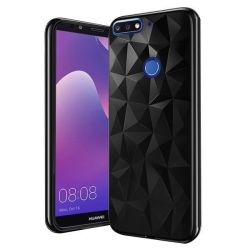 PRISM SERIES TPU kryt Huawei Y7 Prime 2018 čierny
