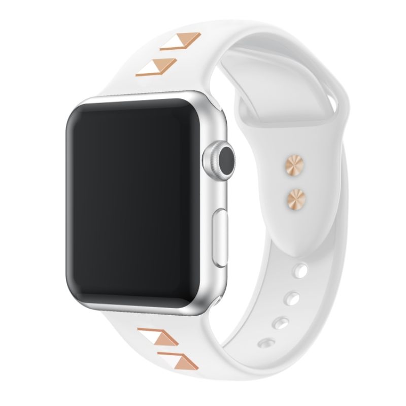 Remienok Apple Watch 7 (45mm) / 6 / SE / 5 / 4 (44mm) / 1, 2, 3 (42mm) biely