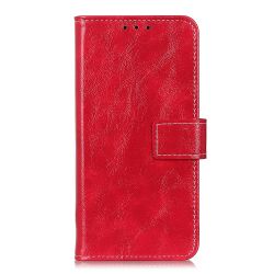 RETRO Peňaženkový obal Samsung Galaxy A42 5G červený