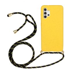 ROPE Kryt so šnúrkou Samsung Galaxy A32 5G / M32 5G žltý
