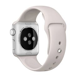 RUBBER Remienok Apple Watch 7 (45mm) / 6 / SE / 5 / 4 (44mm) / 3 / 2 / 1 (42mm) béžový