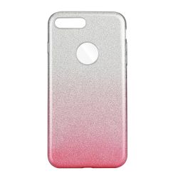 SHINING Ochranný obal Apple iPhone 7 Plus ružovo-strieborný
