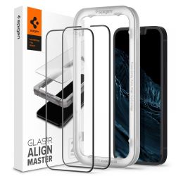 SPIGEN ALM FC 3D sklo Apple iPhone 13 mini čierne - 2 kusy