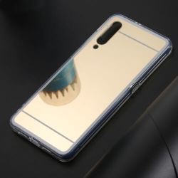 Zrkadlový silikónový kryt Xiaomi Mi 9 zlatý