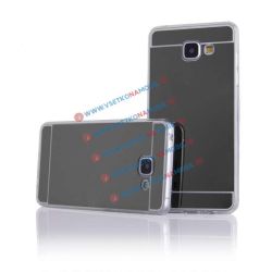 Zrkadlový silikónový obal Samsung Galaxy A3 2016 čierny