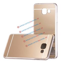 Zrkadlový silikónový obal Samsung Galaxy A3 2017 (A320) zlatý