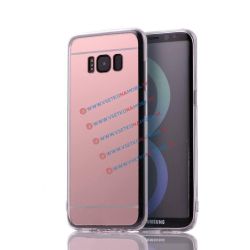 Zrkadlový silikónový obal Samsung Galaxy S8 Plus ružový