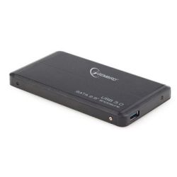 Gembird externy USB 3.0 case, 2.5' SATA, cierny hlinik, HDD/SSD EE2-U3S-2