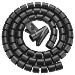Ugreen Spiral Tube organizér káblov 1.5m, čierny (30818)
