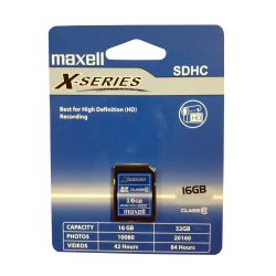 MAXELL SDHC 16GB CL10 X-SERIES 854423