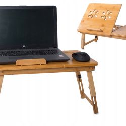 Bambusový skladací stolík na notebook VG1294