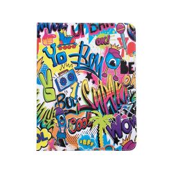 Univerzálne knižkové puzdro Graffiti boy pre tablet so 7 - 8 palcovým displejom
