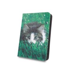 Univerzálne knižkové puzdro Kitty pre tablet so 7 - 8 palcovým displejom