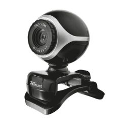 Webkamera TRUST Exis Webcam - Black/Silver