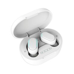 Atonyx Vodotesné bezdrôtové slúchadlá A7s TWS Bluetooth biela