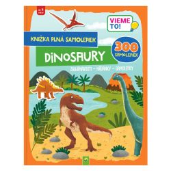 Detská knižka so samolepkami „Vieme to!“ (dinosaury)