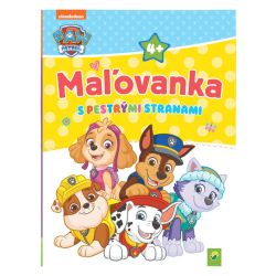 Detské knihy na cestu (Labková patrola Maľovanka s pestrými stranami)