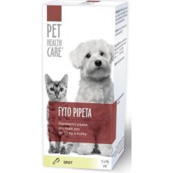 PET HEALTH CARE Fyto pipeta pre malých psov do 10 kg a mačky 15 ml