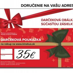 Kinekus Darčeková poukážka 35 €, červená, poštou