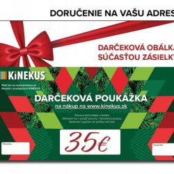 Kinekus Darčeková poukážka 35 €, zelená, poštou