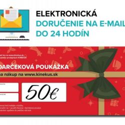 Kinekus Darčeková poukážka 50 €, červená, e-mailom