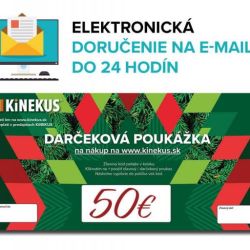Kinekus Darčeková poukážka 50 €, zelená, e-mailom
