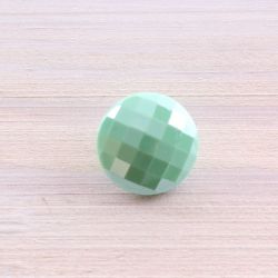 Gombík pastelovo-zelený veľký