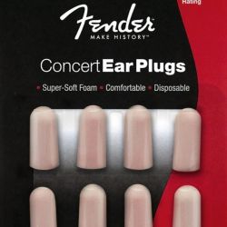 Fender Concert Series Foam Ear Plugs, 4 Sets