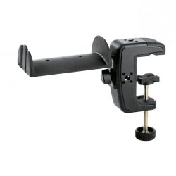 K&M 16085 Headphone holder with table clamp black