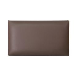K&M 13821 Seat cushion - imitation leather brown