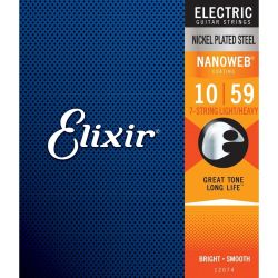 Elixir 7-String Light/Heavy Nanoweb