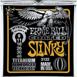 Ernie Ball Coated Slinky Titanium Hybrid.009-.046
